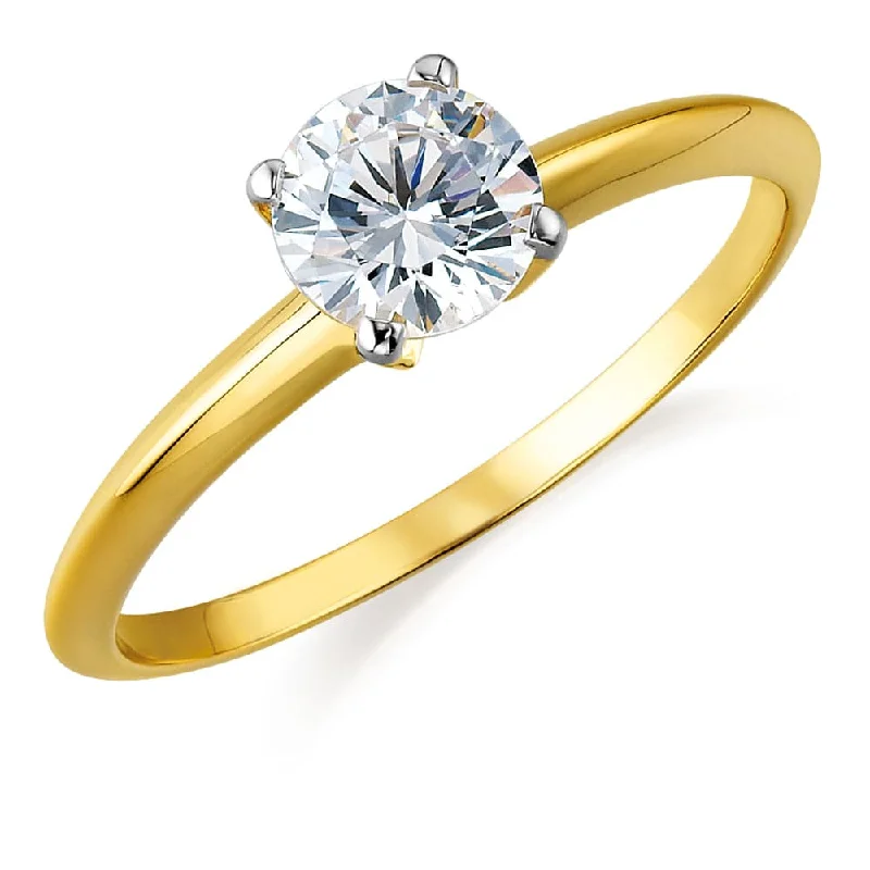 Unmissable Discounts On Timeless Jewelry Pieces 1 ct. Tiffany Style 4-Claw Solitaire Ring