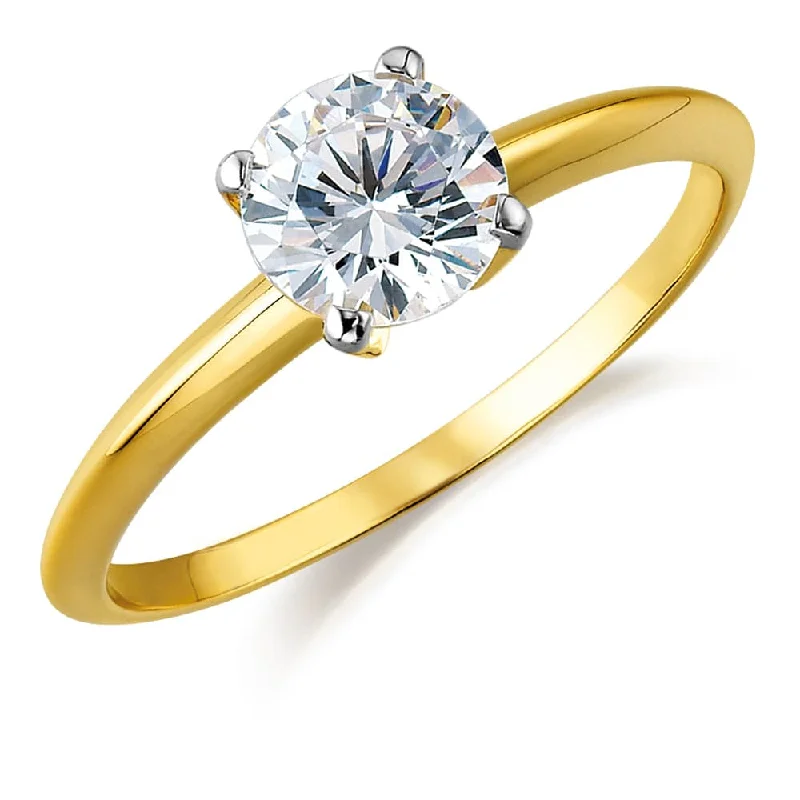 Beautiful Jewelry, Breathtaking Discounts – Hurry In 2 ct. Tiffany Style 4-Claw Solitaire Ring