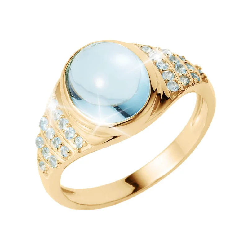 Limited-Time Jewelry Sale – Don't Miss Out On Dazzling Discounts Amalfi Blue Topaz Ring