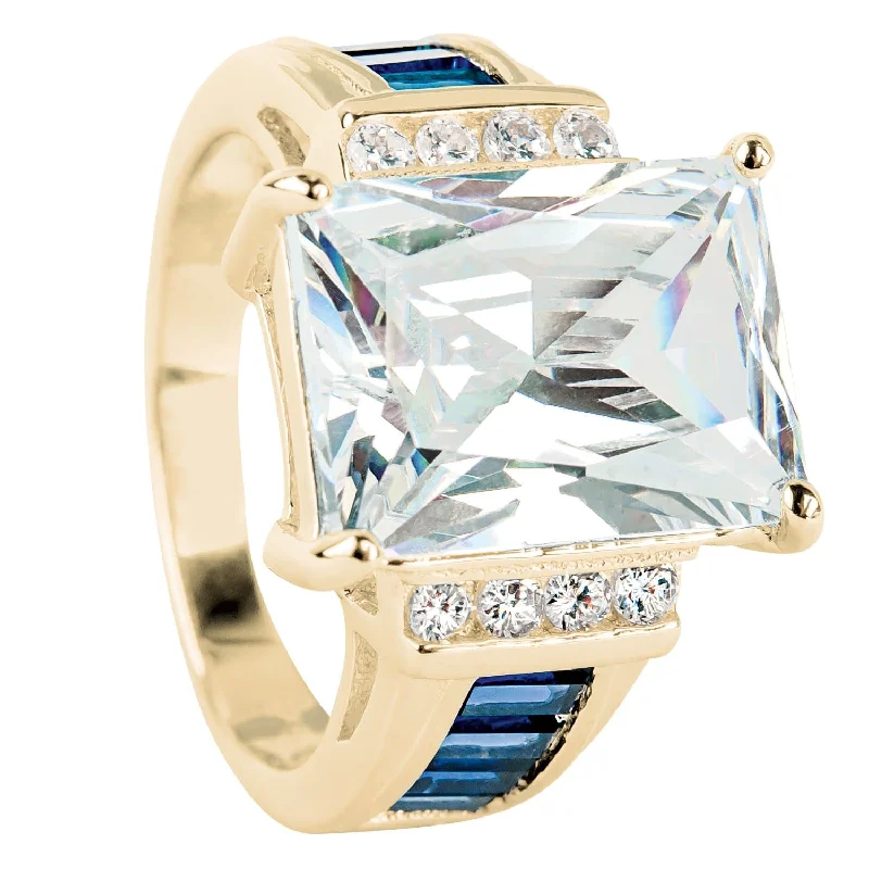 Celebrate Every Occasion With Sparkling Savings Blue Liaision Ring