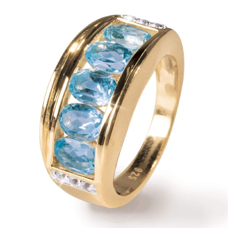 Huge Markdowns On Premium Jewelry Styles Blue Topaz Dreams Ring