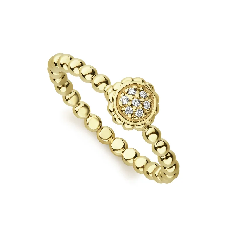 Jewelry Sale Alert – Shop Timeless Elegance Today Caviar Gold 18K Gold Caviar Diamond Ring