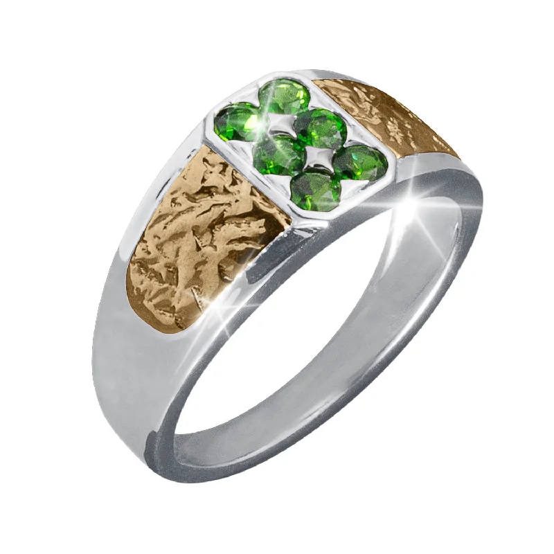 Personalized Jewelry Sale – Unique Pieces At Great Prices Distinction Chrome Diopside Men's Ring