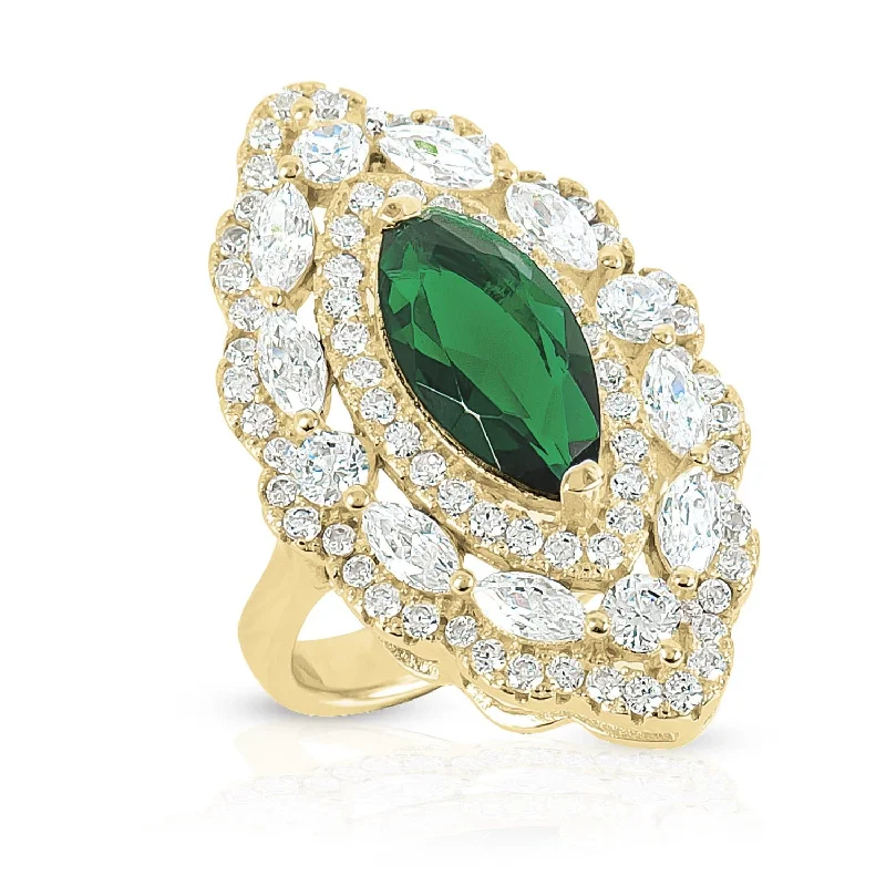 Modern Jewelry At Exclusive Discounts – Shop Today Ellis Marquis Cluster Ring