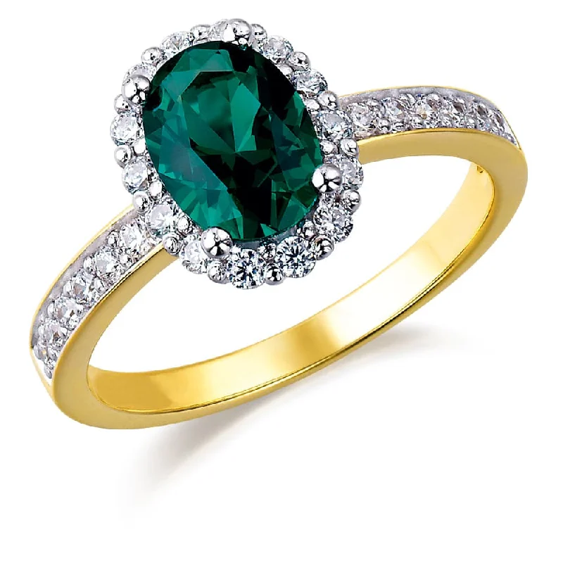 Chic And Stylish Jewelry At Discounted Prices Tru-Emerald Cincature Ring