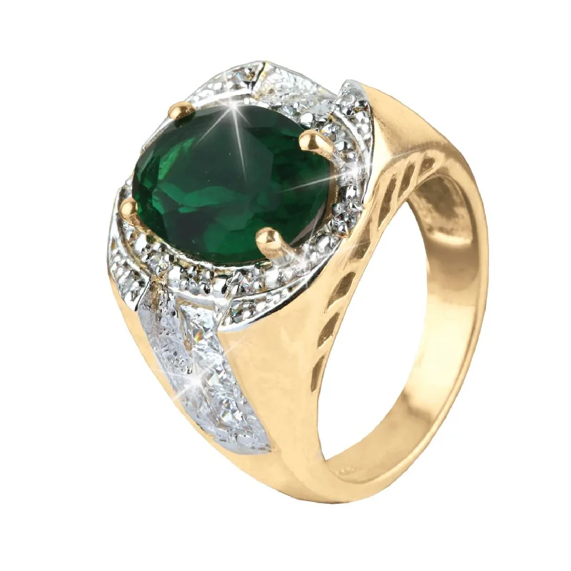 Fashion-Forward Jewelry At Incredible Prices Hunter Green Men's Ring