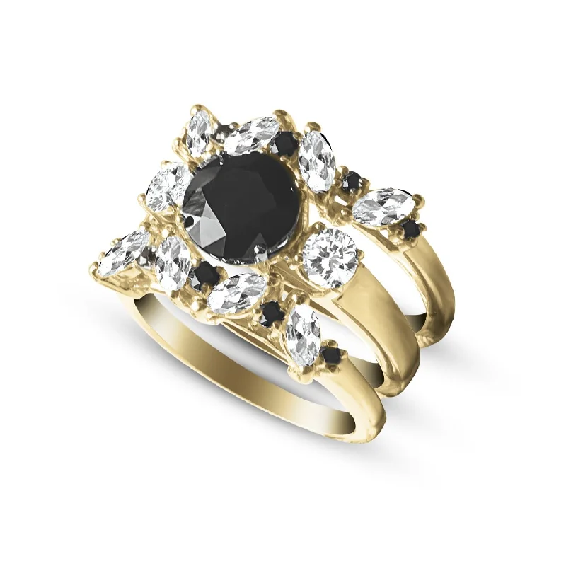 Shop Stylish Jewelry Now And Save Big Kate Midnight Sapphire Trio Ring