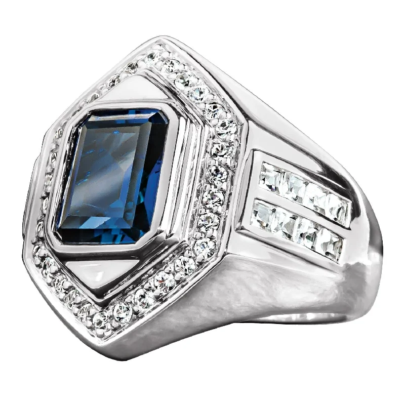 Elegant Designs, Unbeatable Discounts – Shop Jewelry Now Laveen Men's Rhodium Ring