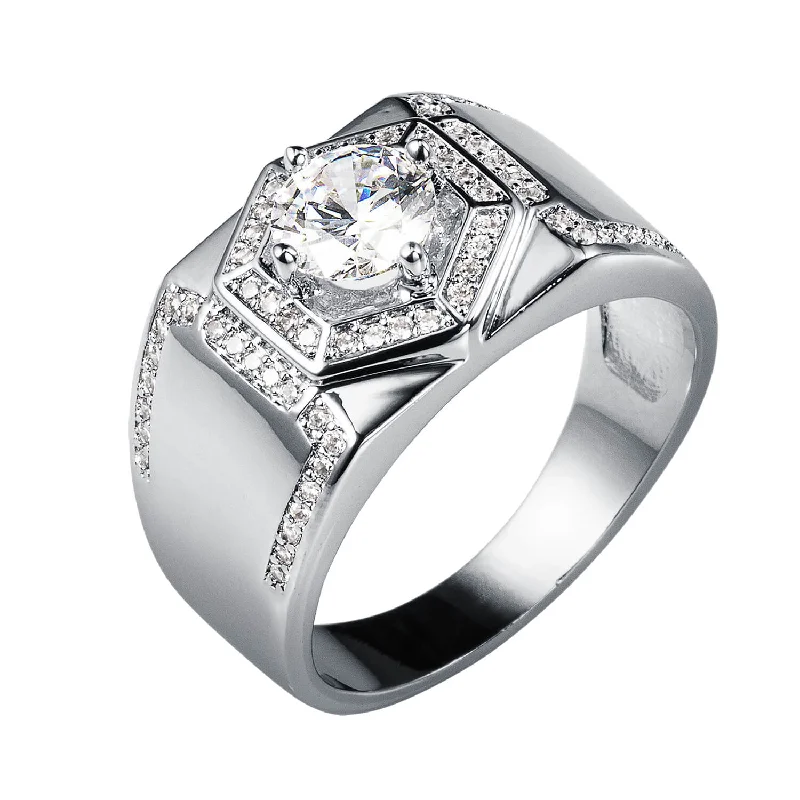 Shop Dazzling Rings, Earrings, And More At Special Discounts Refined Legacy Rhodium Ring