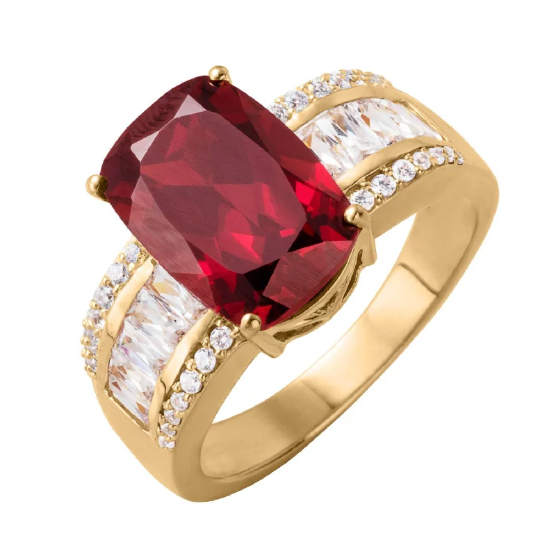 Shine Bright With Our Special Jewelry Promotions Shield Garnet Ring