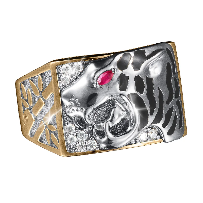 Limited Stock On Premium Jewelry At Low Prices Tiger's Roar Men's Ring