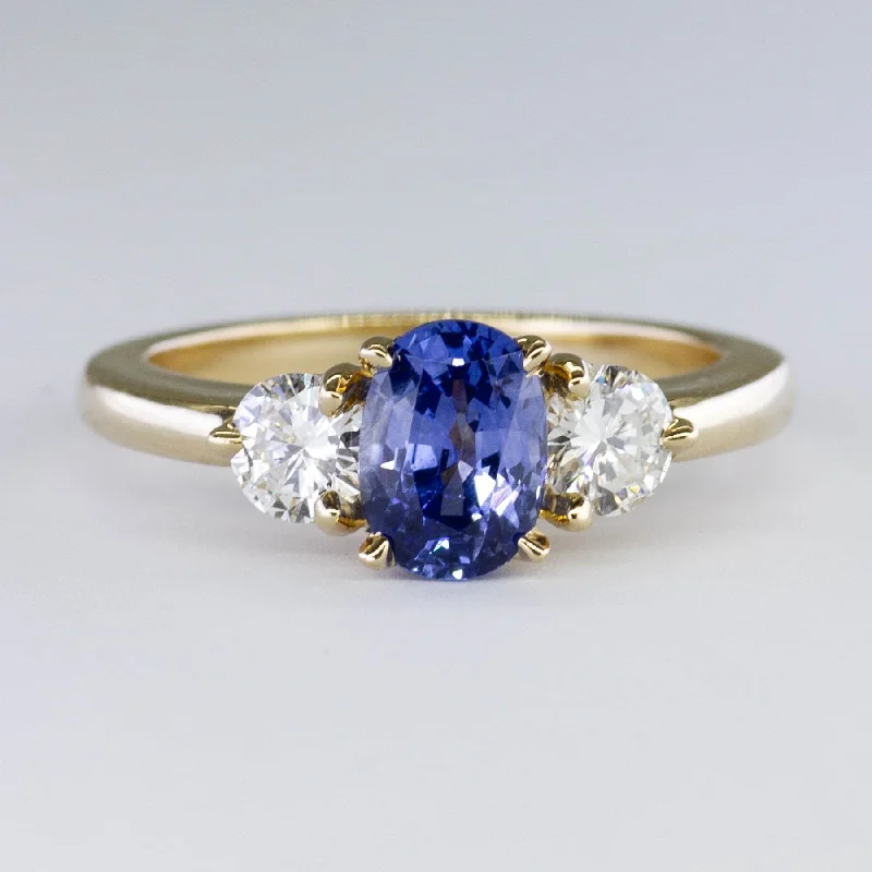 Exclusive Online Jewelry Sale – Don't Wait '100 Ways' Ceylon Sapphire Accented Ring | 1.80 ctw | SZ 6 |