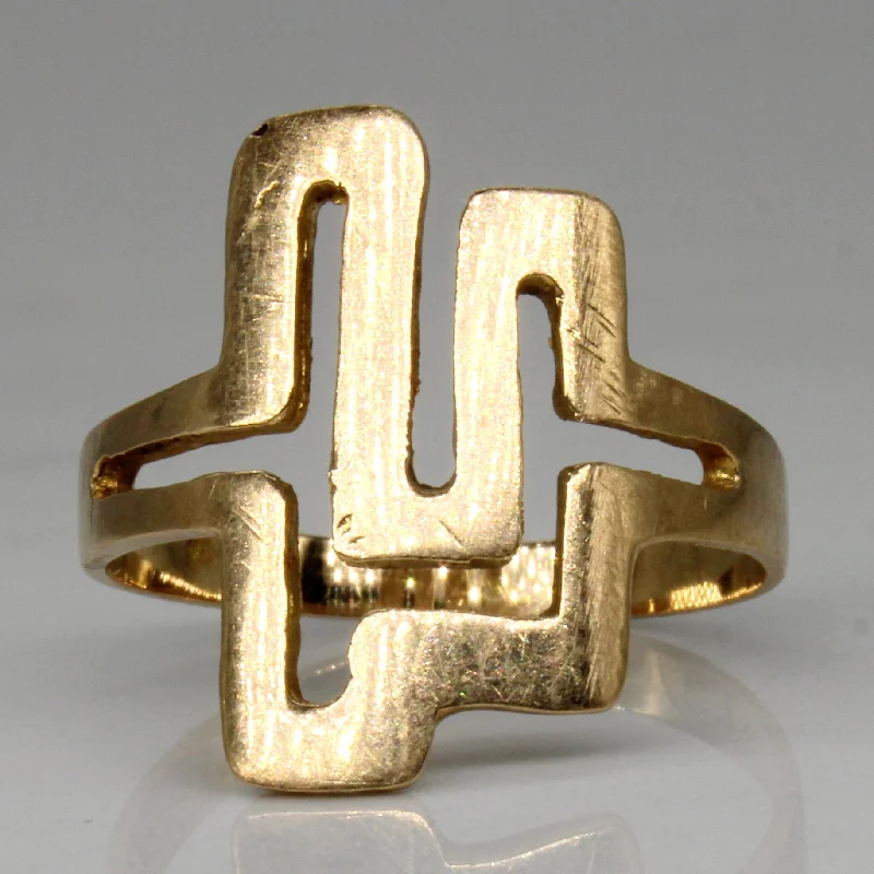 Last Chance To Grab Your Favorite Jewelry At A Discount 14k Yellow Gold Abstract Ring | SZ 6.5 |