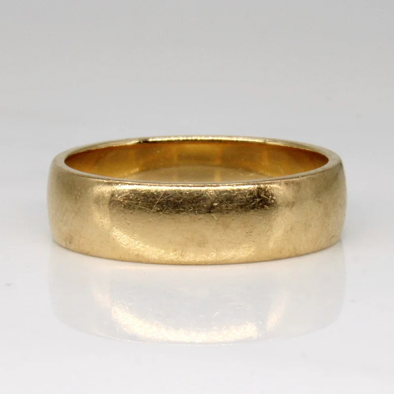 Shop Fine Jewelry With Exclusive Savings 14k Yellow Gold Band | SZ 9.5 |