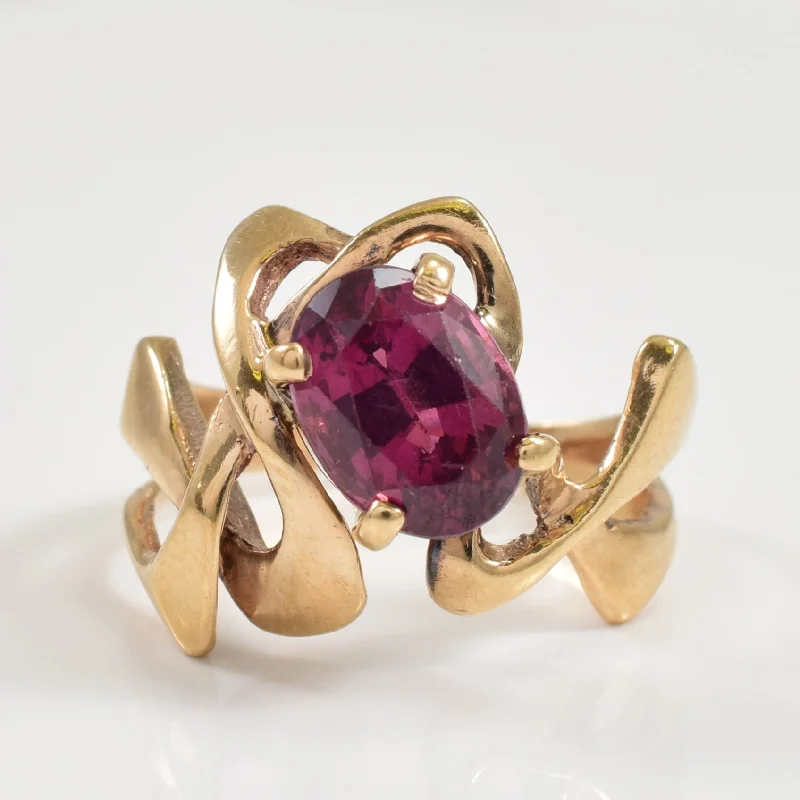 Stunning Jewelry At Even More Stunning Prices Abstract Garnet Ring | 2.20ct | SZ 5.25 |