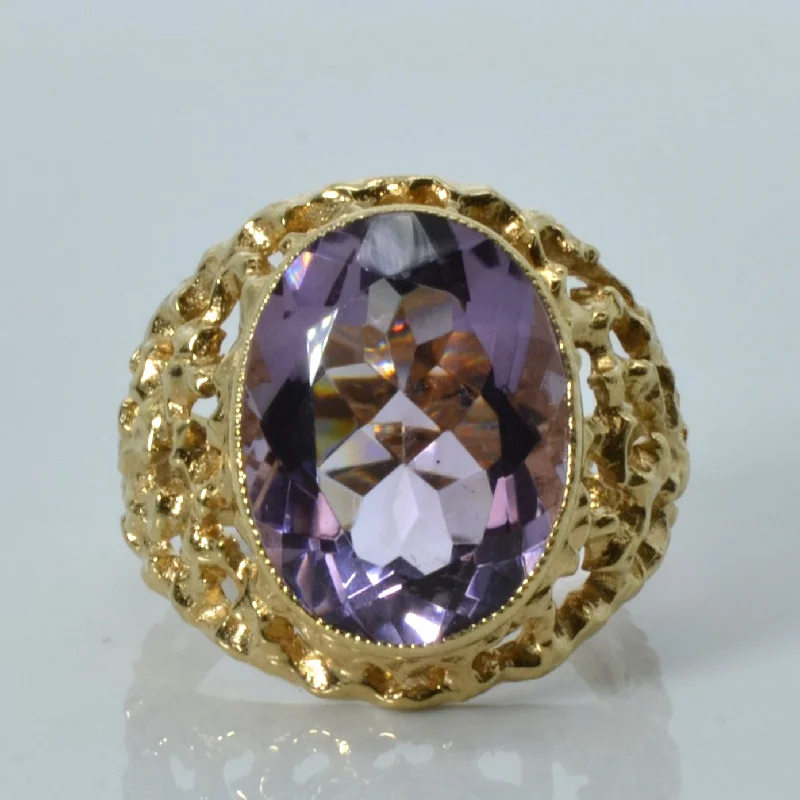 Modern Jewelry At Exclusive Discounts – Shop Today Bezel Set Amethyst Dome Ring | 7.15ct | SZ 7.25 |