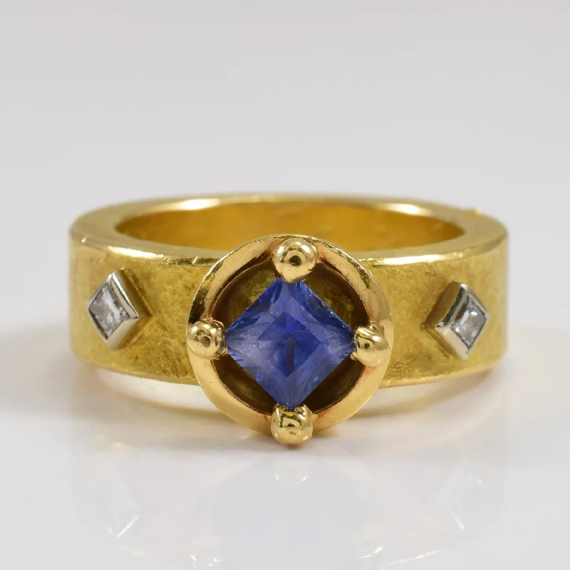 Best-Selling Jewelry Now Available At Special Deals Blue Sapphire & Diamond Ring | 0.60ct, 0.10ctw | SZ 6 |