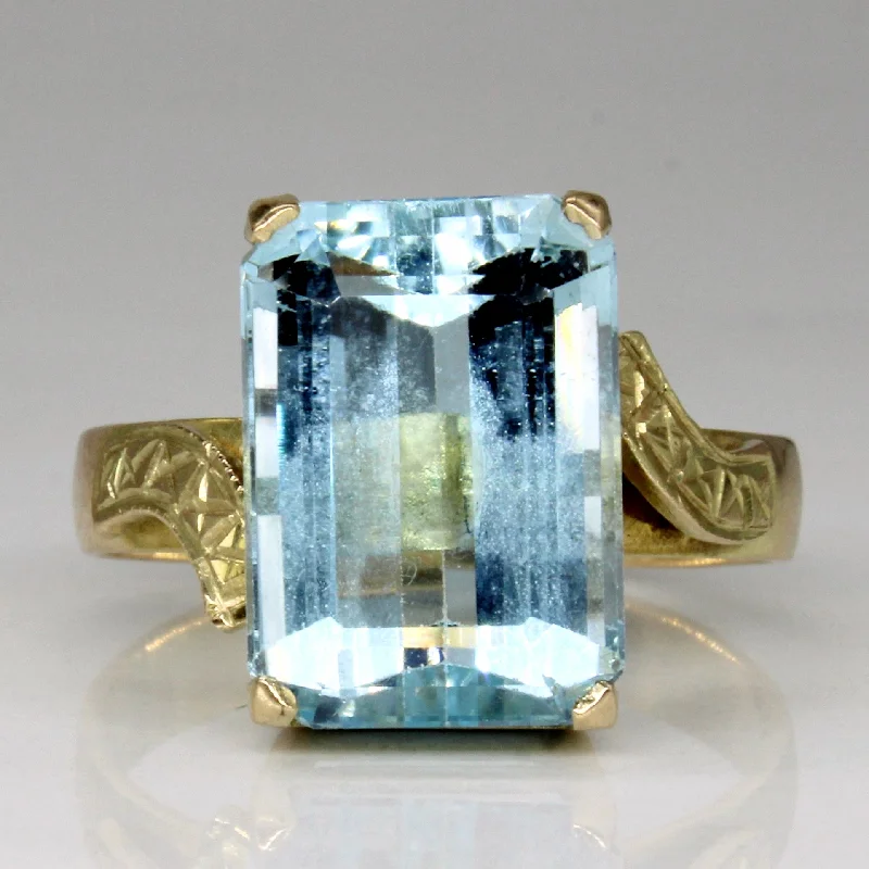 Gorgeous Jewelry, Limited-Time Savings Blue Topaz Cocktail Ring | 8.75ct | SZ 9.25 |