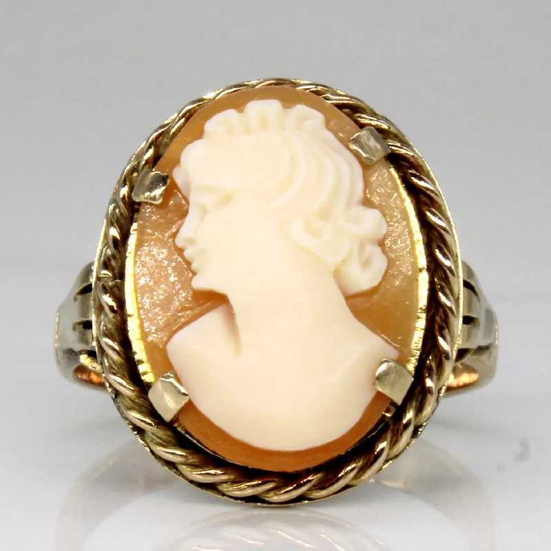 Jewelry Flash Sale – Stylish Designs At Unbeatable Rates Carved Shell Cameo Ring | 3.25ct | SZ 7.25 |