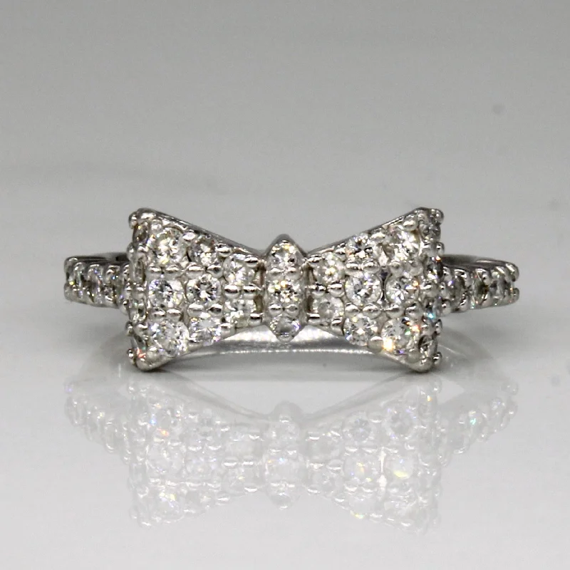 Shop High-Quality Jewelry At Jaw-Dropping Discounts Diamond Bow Ring | 0.50ctw | SZ 4.25 |