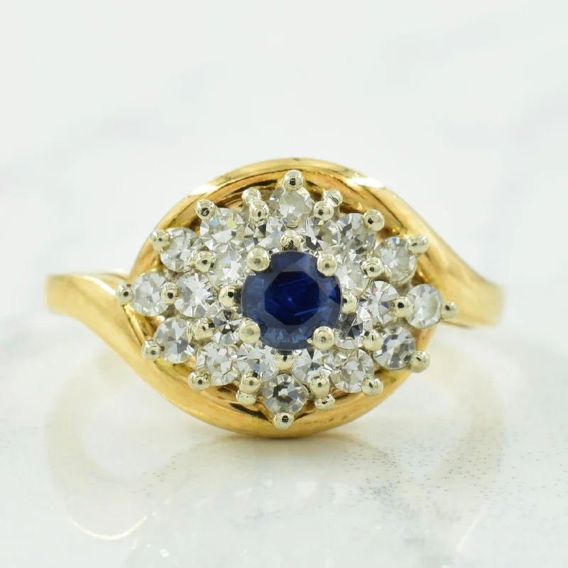 Seasonal Jewelry Clearance – Best Styles At The Lowest Prices Diamond Cluster & Sapphire Ring | 0.32ctw, 0.22ct | SZ 5.75 |