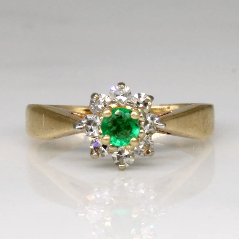 Elegant Jewelry At Unbeatable Offers – Shop Before It's Gone Diamond & Emerald Ring | 0.16ctw, 0.08ct | SZ 3.25 |