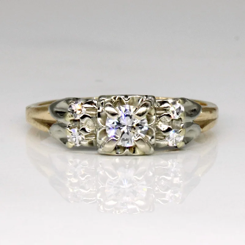 Stunning Jewelry Pieces At The Lowest Prices Ever Five Stone Diamond Ring | 0.30ctw | SZ 6.75 |