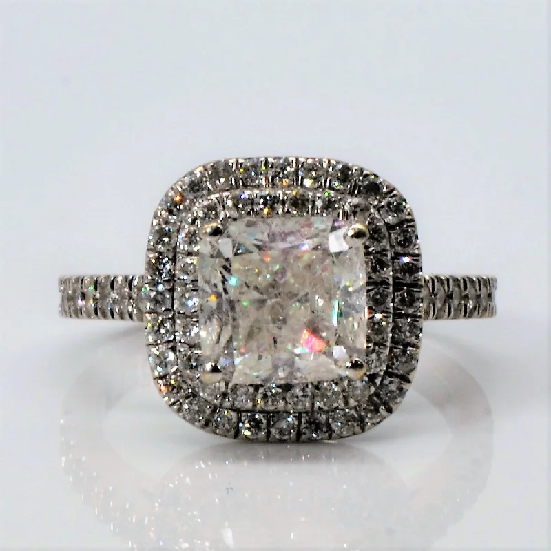 Gorgeous Jewelry, Limited-Time Savings Diamond Halo Engagement Ring | 2.03ctw | SZ 5.75 |