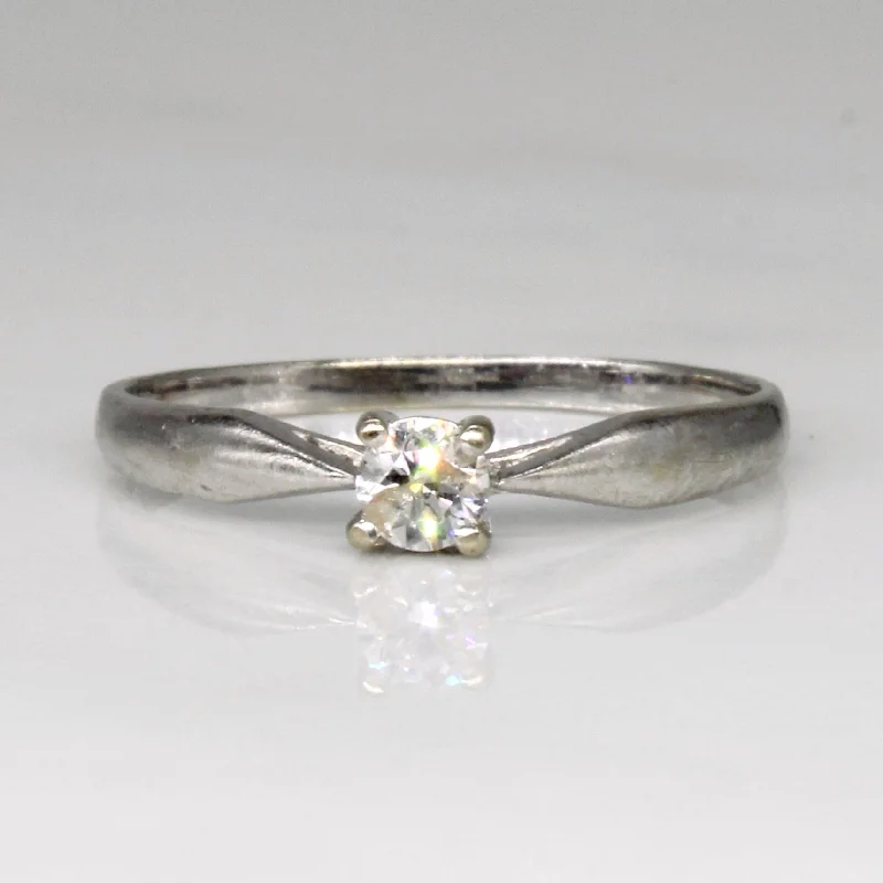 Glamorous Jewelry, Glamorous Deals – Shop Now Solitaire Diamond Ring | 0.15ct | SZ 6.75 |