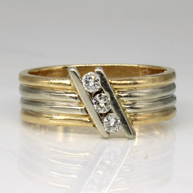 Elegant Jewelry, Exclusive Prices – Shop Now Diamond Waterfall Ring | 0.18ctw | SZ 8.75 |