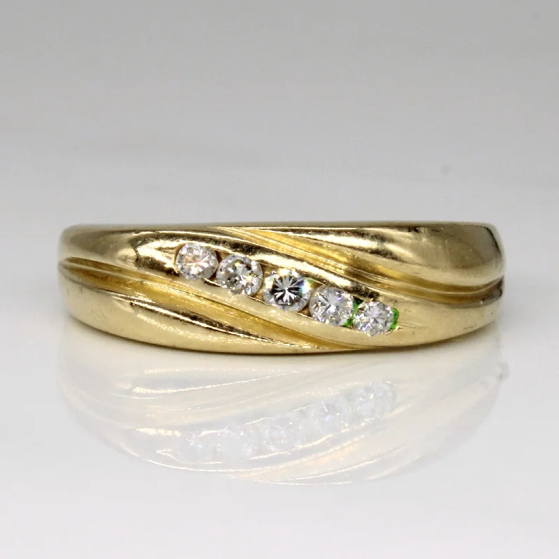 Limited-Time Offer On Elegant Jewelry Pieces Diamond Waterfall Ring | 0.25ctw | SZ 9.5 |