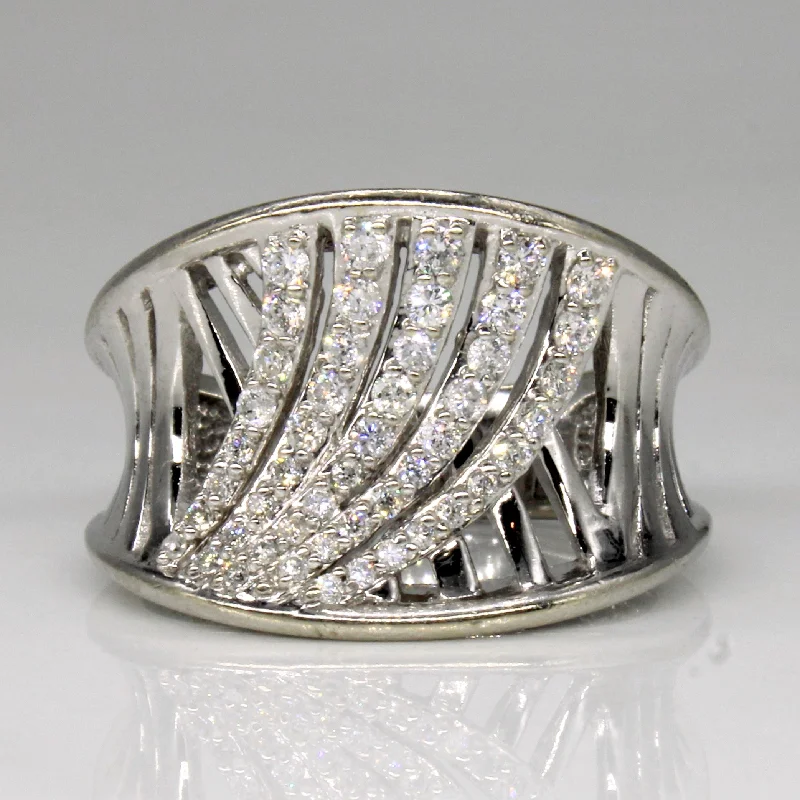 Flash Sale On Stunning Jewelry – Don't Miss Out Diamond Waterfall Ring | 0.50ctw | SZ 7.75 |