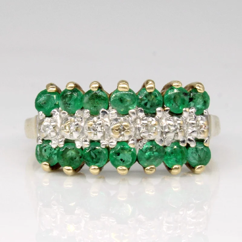 Your Dream Jewelry At Dream Prices – Shop Now Emerald & Diamond Cluster Ring | 0.56ctw, 0.03ctw | SZ 6.25 |