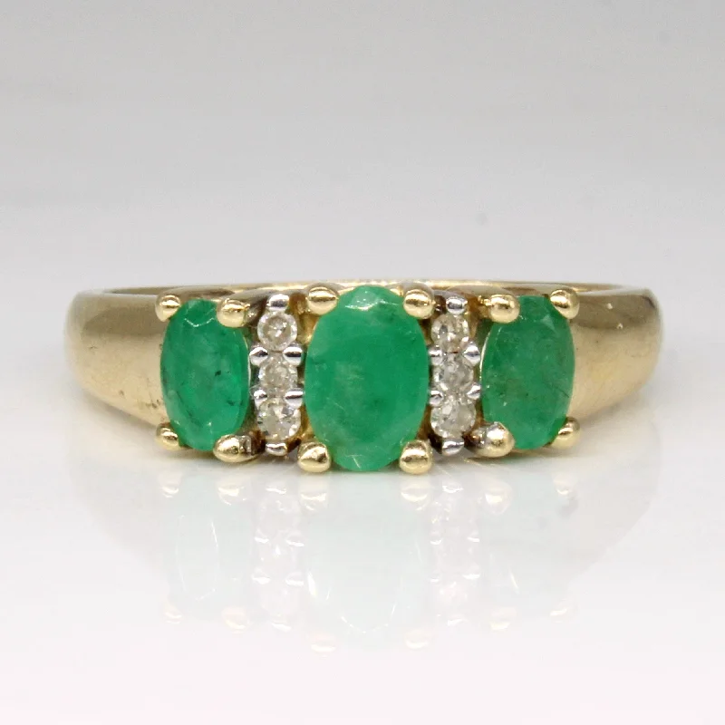 Shop Dazzling Jewelry With Special Promotional Discounts Emerald & Diamond Ring | 0.70ctw, 0.09ctw | SZ 7.75 |