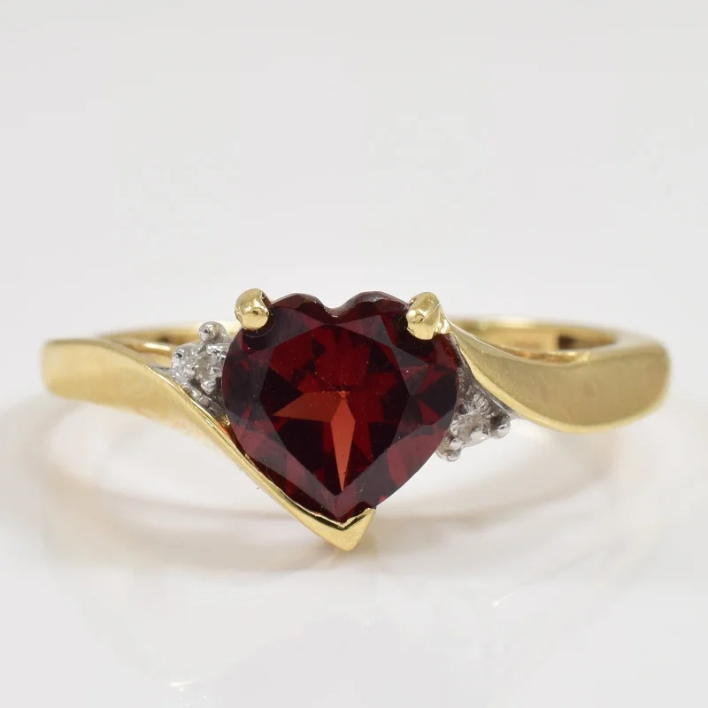 Special Offers On Handcrafted And Designer Jewelry Garnet & Diamond Ring | 1.50ct, 0.01ctw | SZ 6.75 |