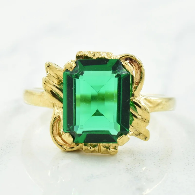 The Jewelry Sale You've Been Waiting For Is Here Green Glass (Paste) Ring | 3.50ct | SZ 8 |