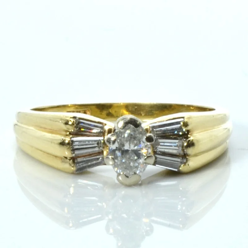 Luxury Jewelry At Unbeatable Discounts Multi-Cut Diamond Gold Ring | 0.36ctw | SZ 5.25 |