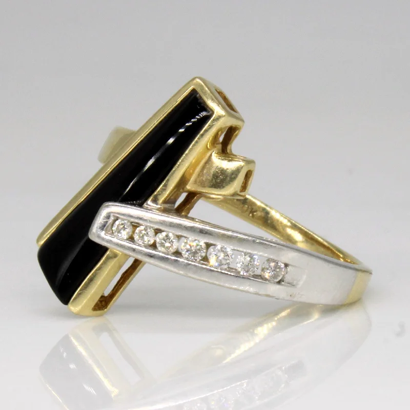 Must-Have Jewelry Pieces At Reduced Prices Onyx & Diamond Cocktail Ring | 1.00ct, 0.10ctw | SZ 6.5 |