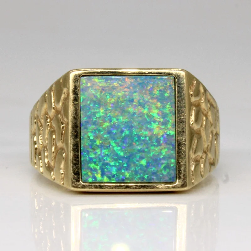 Beautiful Jewelry, Breathtaking Discounts – Hurry In Opal Cocktail Ring | 1.50ct | SZ 9.25 |