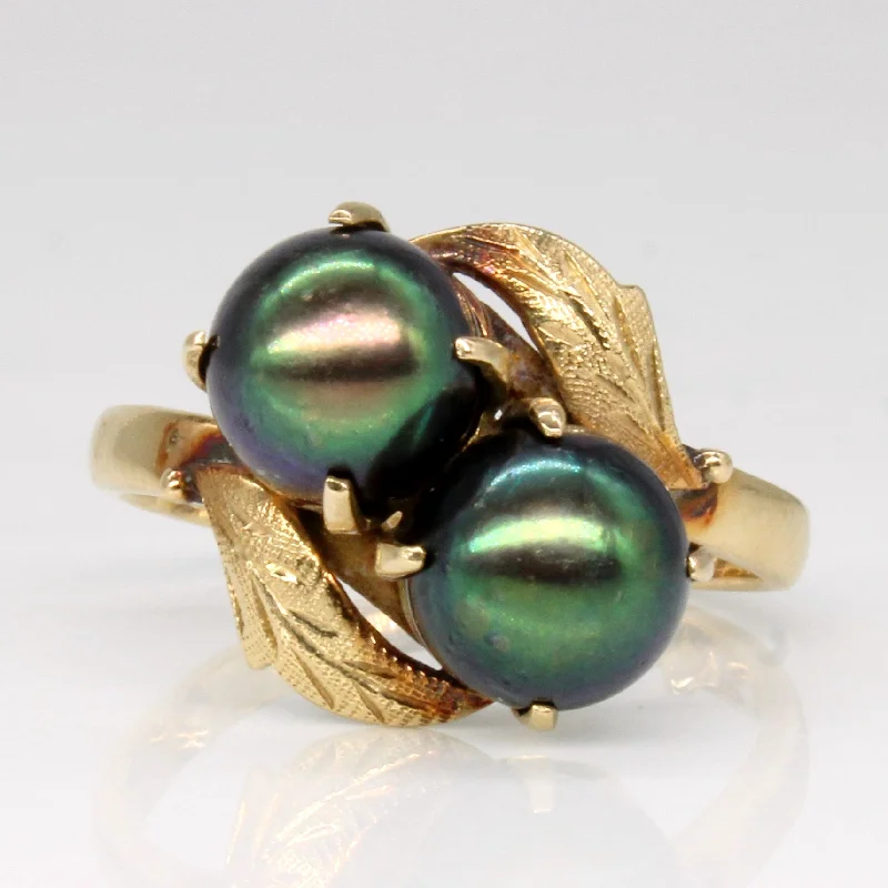 Celebrate With Sparkle – Jewelry Sale Now Live Pearl Cocktail Ring | SZ 5.75 |