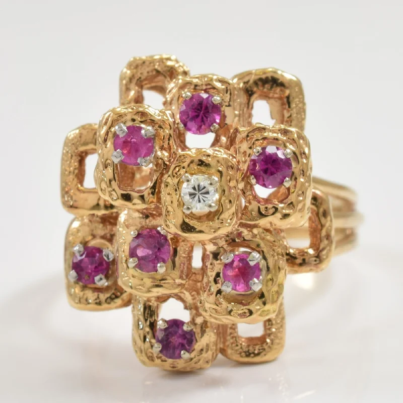 Exclusive Jewelry Bundles At Discounted Prices Pink Sapphire & Diamond Ring | 0.40ctw, 0.04ct | SZ 9 |