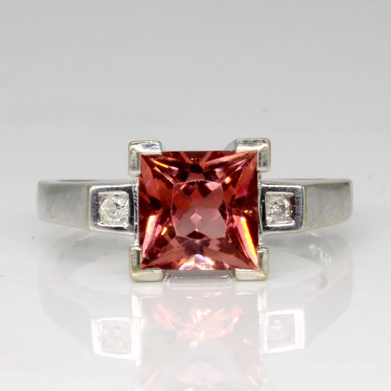 Elevate Your Jewelry Collection With Limited-Time Savings Pink Tourmaline & Diamond Cocktail Ring | 1.60ct, 0.03ctw | SZ 6.5 |