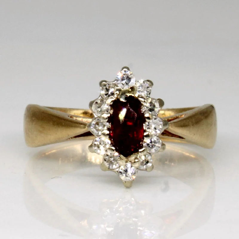 Shop Fine Jewelry With Exclusive Savings Ruby & Diamond Cluster Ring | 0.15ct, 0.12ctw | SZ 2.75 |