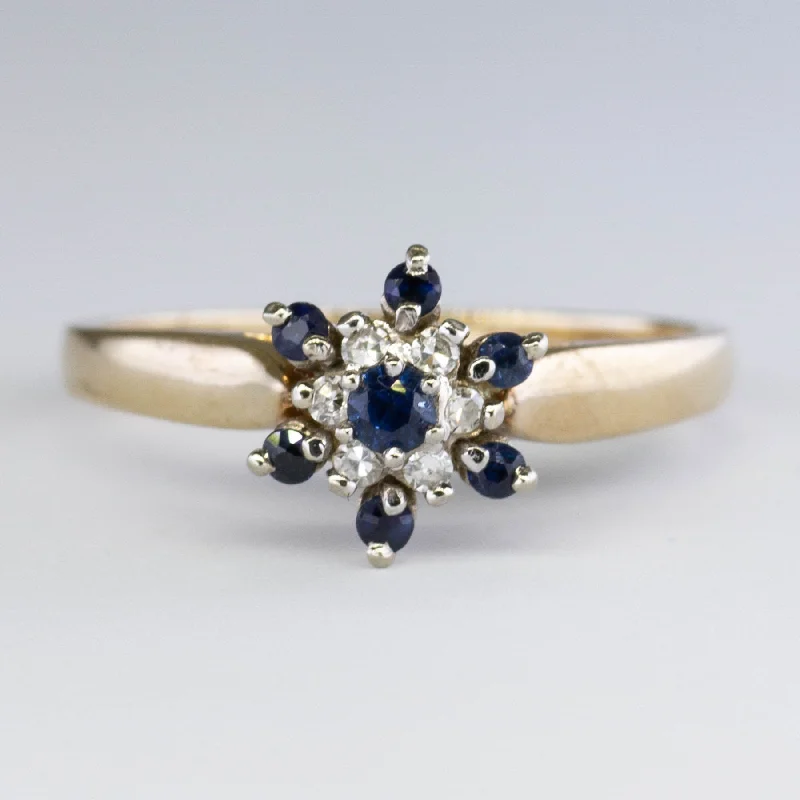 Limited-Time Jewelry Discounts – Shine Without The Splurge Sapphire & Diamond Cluster Ring | 0.18ctw | 0.06ctw | SZ 6.5 |