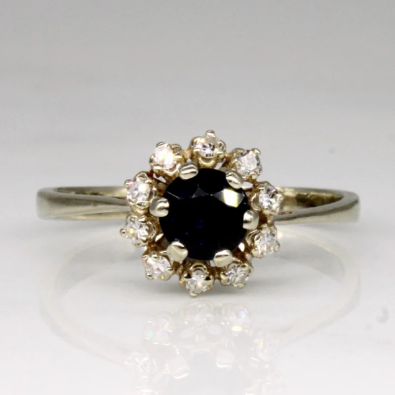 Premium Jewelry At Special Low Prices For A Limited Time Sapphire & Diamond Cocktail Ring | 0.53ct, 0.10ctw | SZ 7.25 |