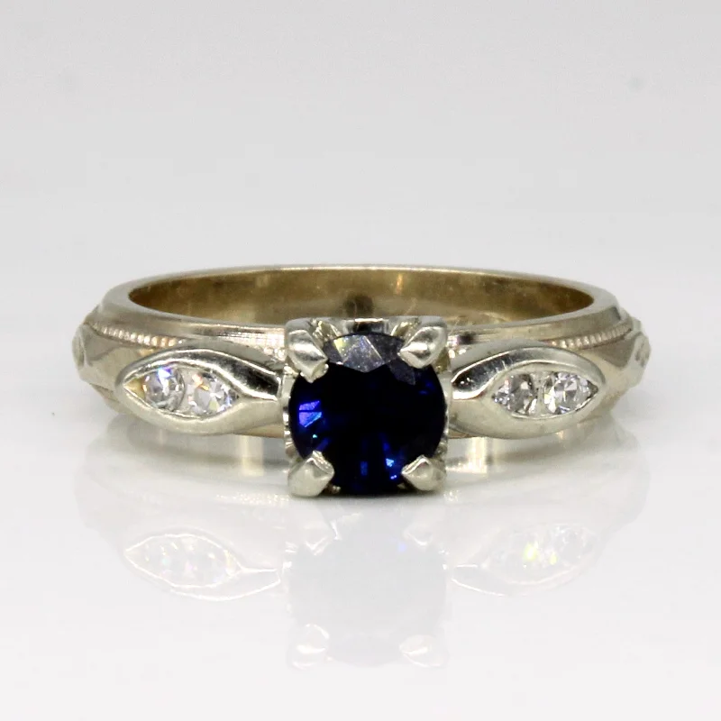 Jewelry Deals That Sparkle – Shop Today Sapphire & Diamond Engagement Ring | 0.50ct, 0.04ctw | SZ 4 |