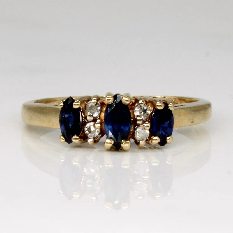 Trending Jewelry Styles Now At Limited-Time Discounts Sapphire & Diamond Ring | 0.28ctw, 0.04ctw | SZ 4 |