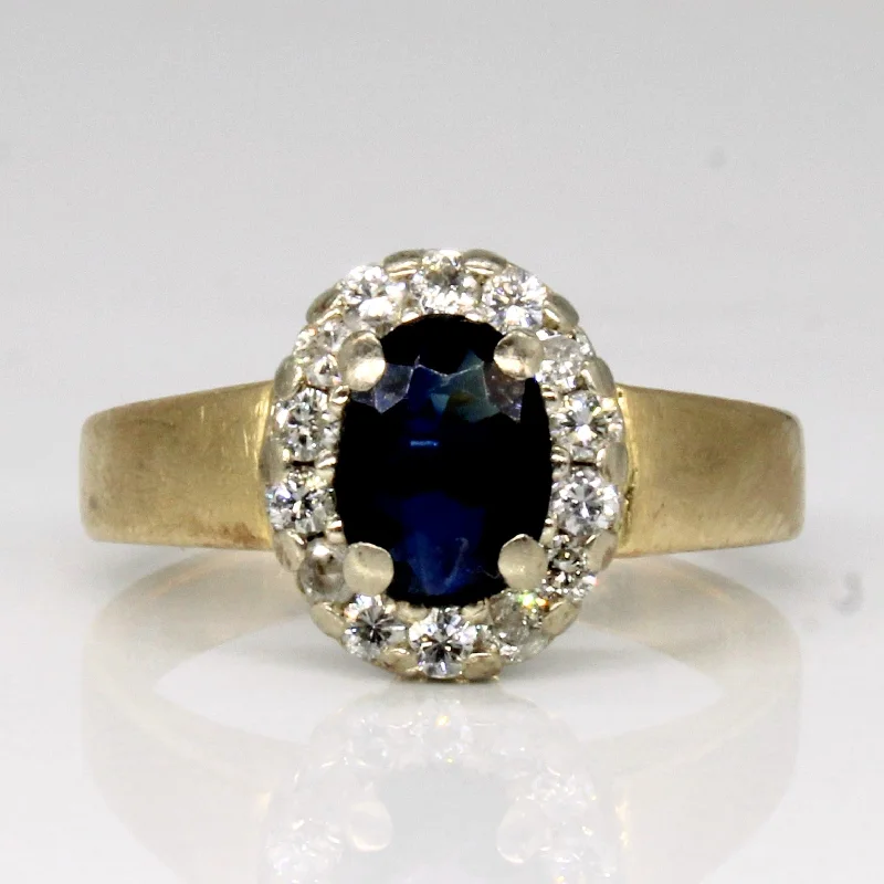 Big Discounts On Elegant Jewelry Collections Sapphire & Diamond Ring | 0.60ct, 0.25ctw | SZ 5 |