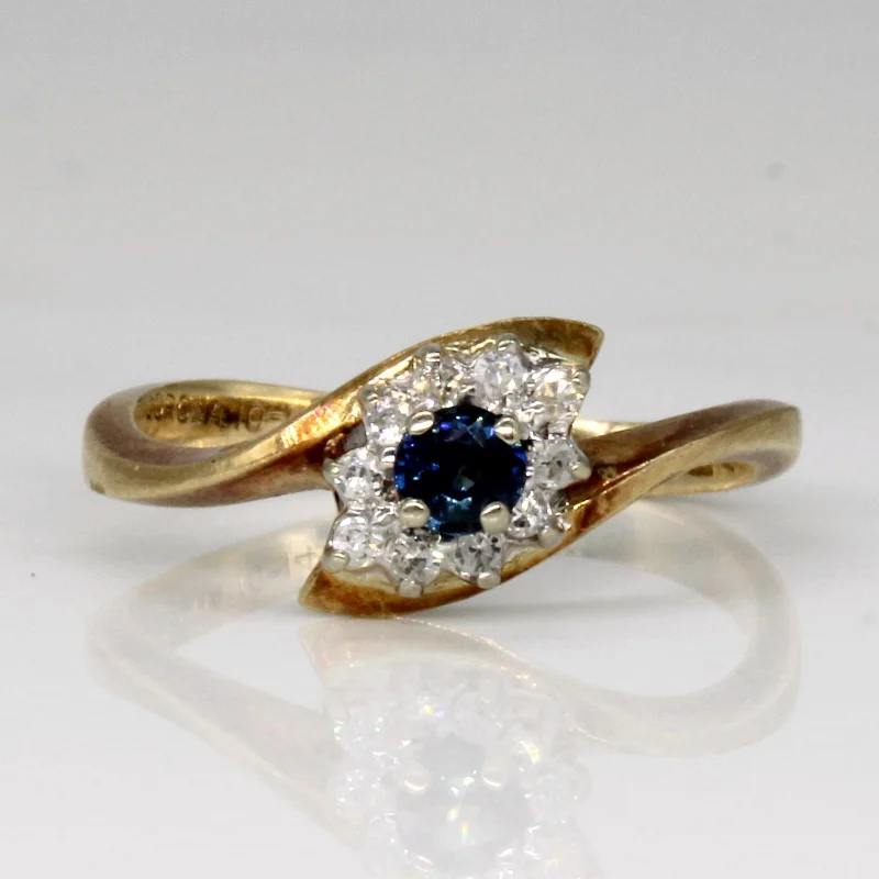 The Perfect Accessory For Less – Jewelry Sale Live Sapphire & Diamond Waterfall Ring | 0.15ct, 0.06ctw | SZ 5.75 |