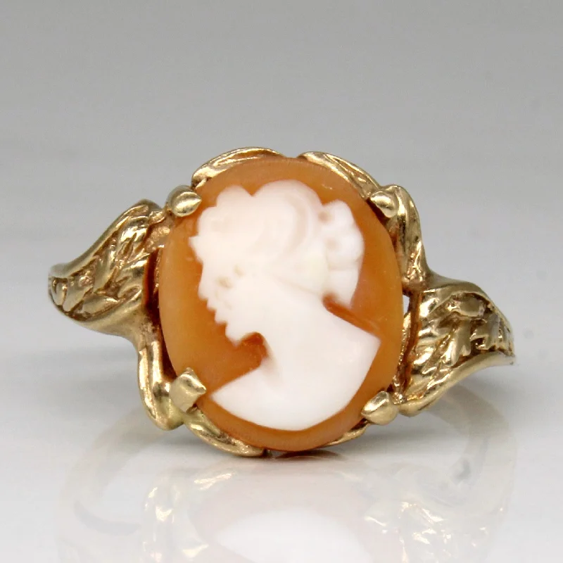 Limited-Time Offer On Premium Jewelry Collections Seashell Cameo Ring | 2.00ct | SZ 6 |